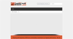 Desktop Screenshot of clippingpathbusiness.com